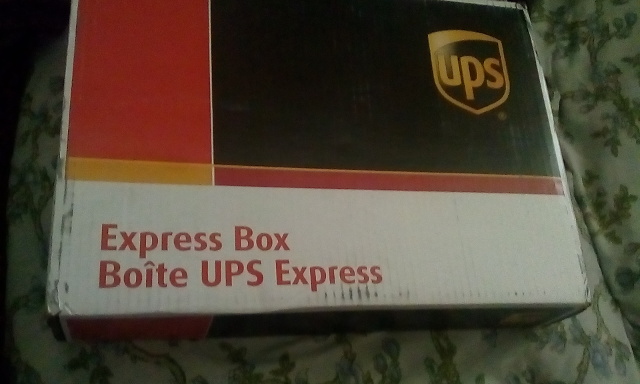 UPS parcel containing MateBook
